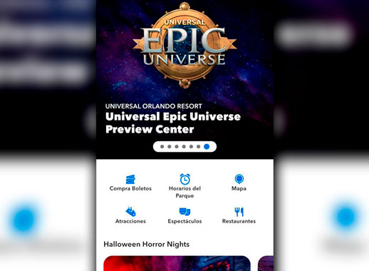 Universal Orlando Resort lanza app en portugués y español