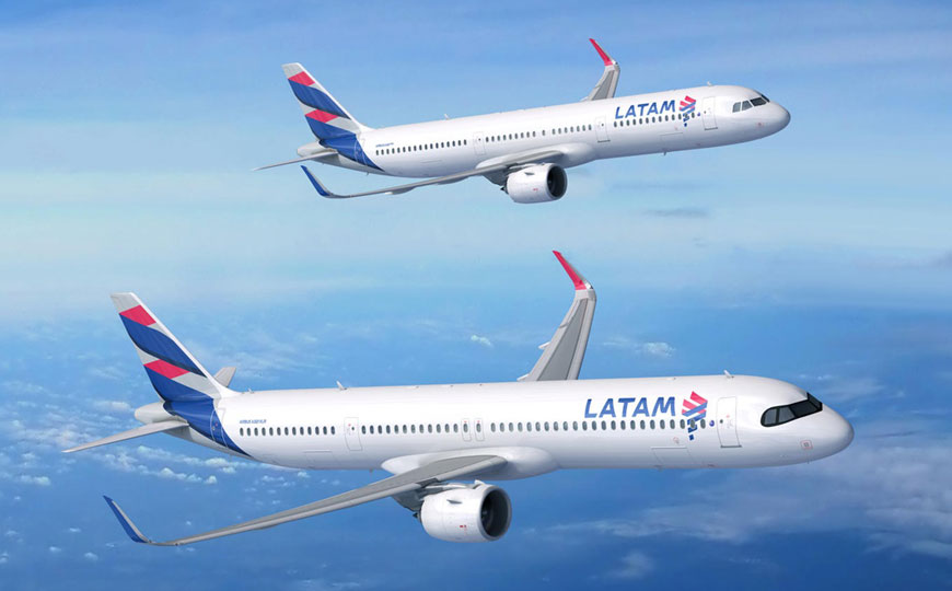 Latam tendrá aviones “piel de tiburón”