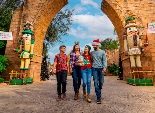 Christmas Town en Busch Gardens