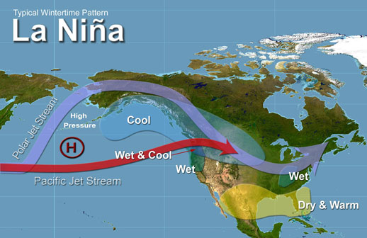 La Niña podría influir en el clima global y el turismo en 2025  