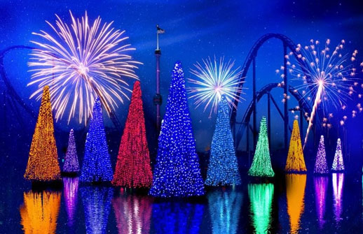 SeaWorld Orlando celebra la Navidad con millones de luces y espectáculos
