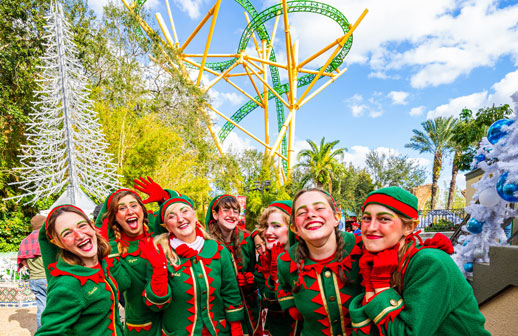 Un Christmas Town con shows inéditos y más de 110 kilómetros de luces en Busch Gardens Tampa Bay