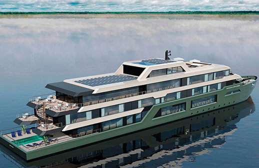 Un nuevo crucero de lujo para navegar por el Amazonas
