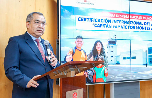 MTC habilitó el aeropuerto de Talara para recibir vuelos internacionales