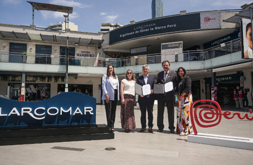 Larcomar obtuvo la licencia de uso de la Marca Perú