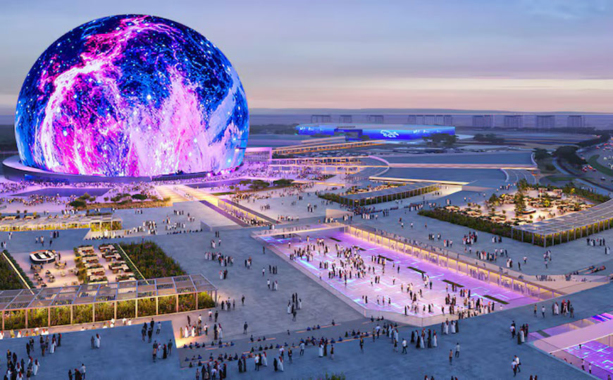 Sphere Abu Dhabi busca transformar Yas Island en un escenario de ciencia ficción