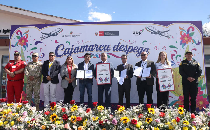 MTC: Cajamarca ya cuenta con Aeropuerto Internacional