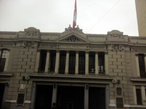 Fachada del Teatro Municipal de Lima
