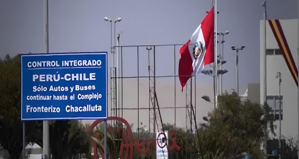 Cartel del control integrado Perú-Chile en la frontera sur del Perú