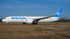 Boeing 787-9 Dreamliner de Air Europa en pista